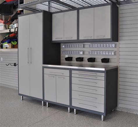 garage cabinets stainless steel|assembled metal garage cabinets.